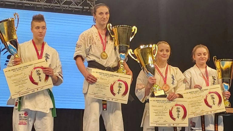 Иванка Попава е европейска шампионка по карате в абсолютна категория
