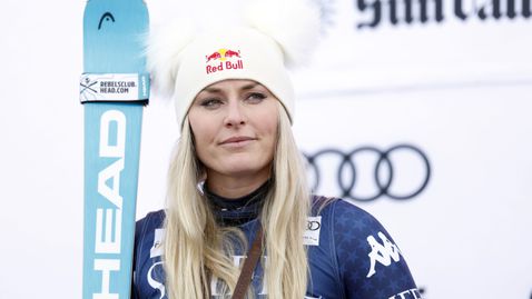 Линдзи Вон се завърна в залата за тренировки