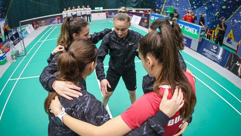 Жените с нова убедителна победа на Европейската отборна квалификация по бадминтон в София