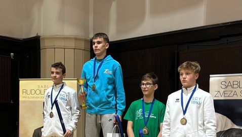 Росен Великов със злато на рапира от "Мемориал Цветков" в Любляна