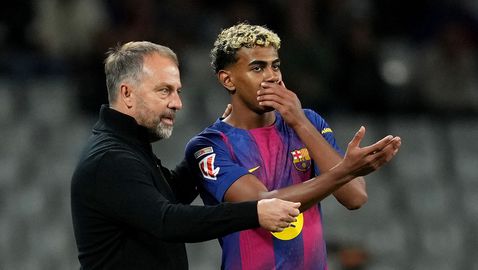 Ханзи Флик за Ямал: В 90% от случаите го фаулират, но той не пада