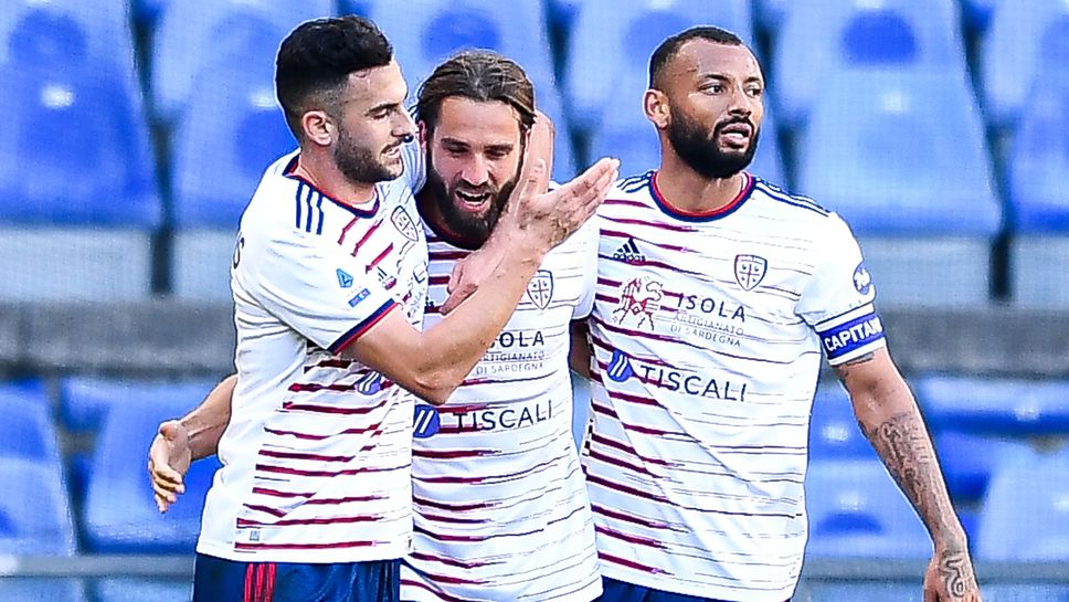 Каляри прекрати кошмарната си серия с обрат срещу Сампдория