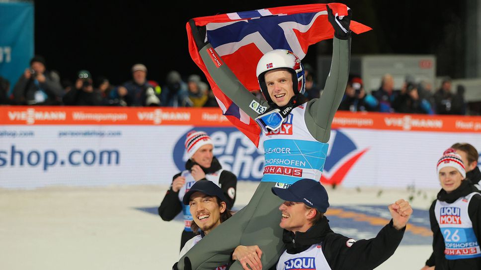 Гранеруд с първа титла на "Четирите шанци", норвежецът спечели и в Бишофсхофен