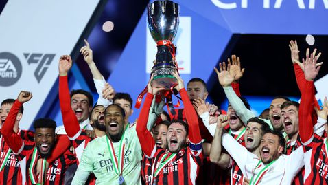  Милан победи със Суперкупата след популярен поврат в паметно дерби с Интер 