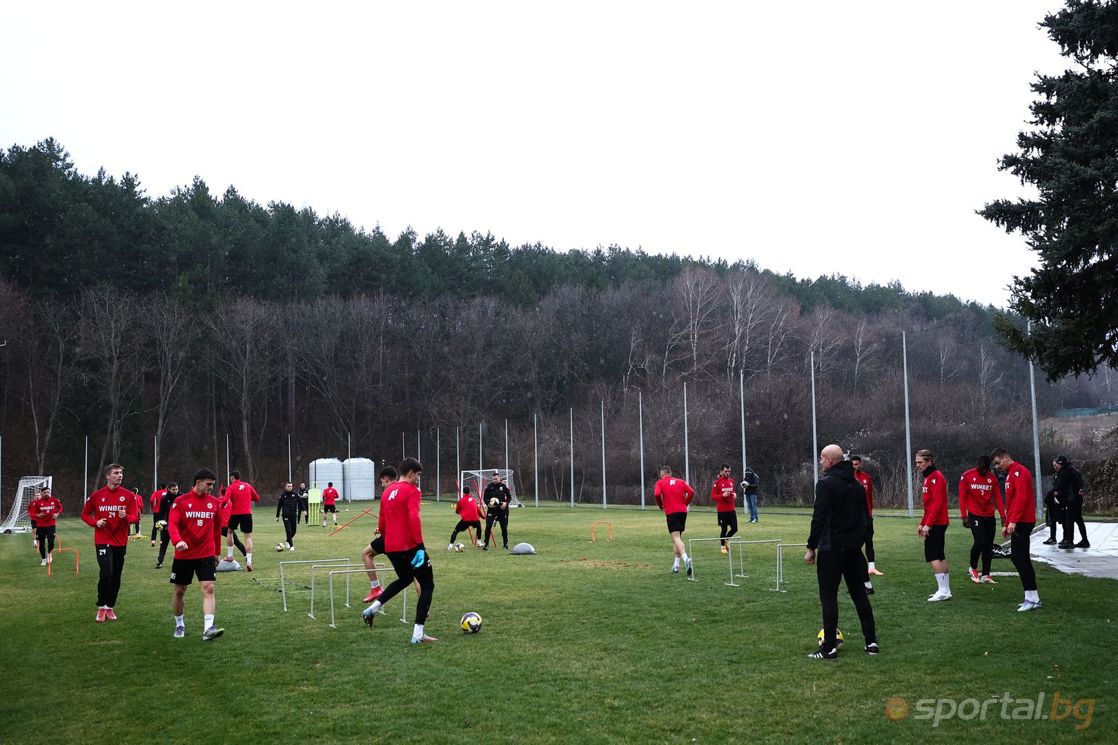 Първа тренировка на ЦСКА