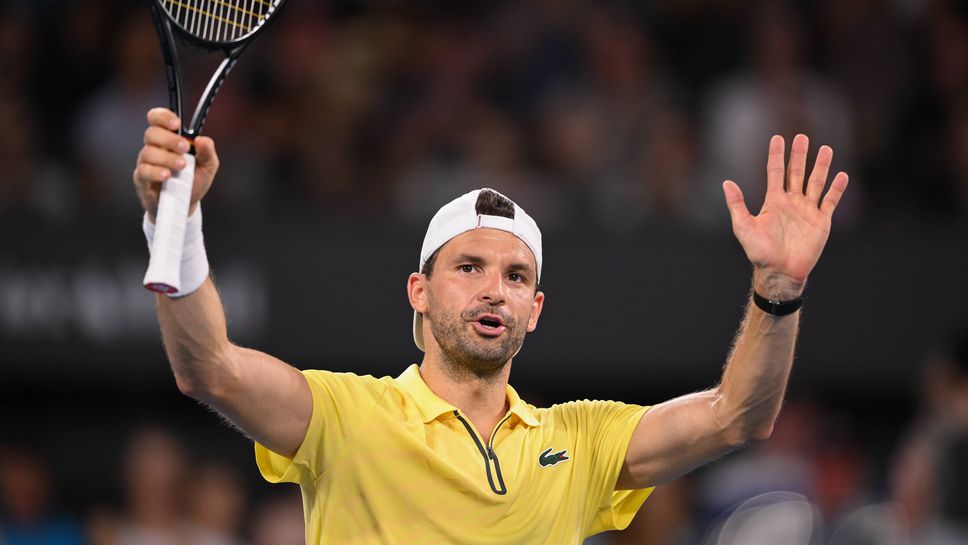 Григор Димитров благодари на публиката в Бризбън за топлото посрещане