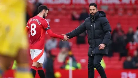 Бруно Фернандеш благодари на Аморим след раздялата