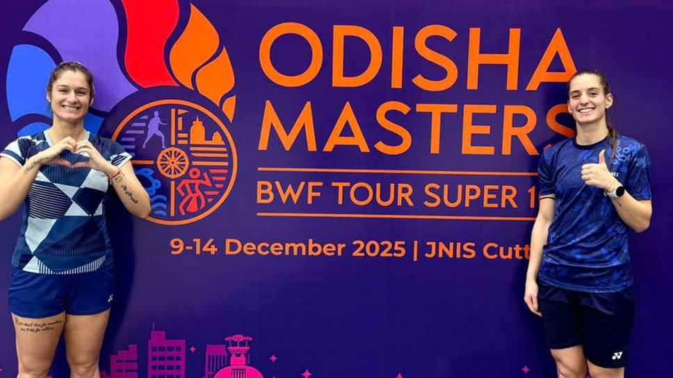 Най добрите български състезателки по бадминтон Стефани Стоева и Габриела