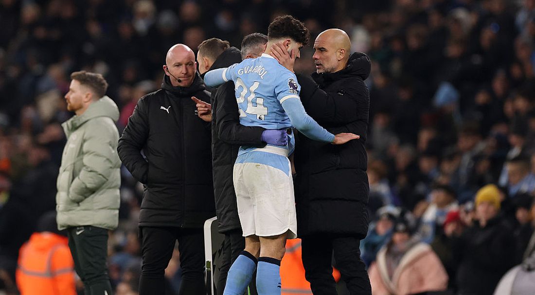 Гвардиол е със счупен крак, може да пропусне остатъка от сезона