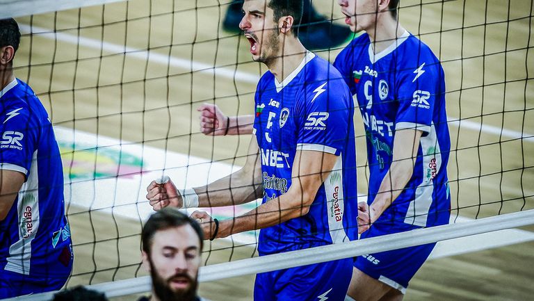 Волейболистите на Левски София надделяха като домакини над шампиона Хебър