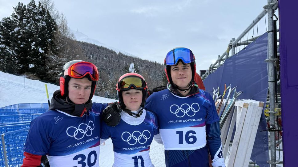 Състезателите от националния тим по сноуборд за олимпийските игри Милано