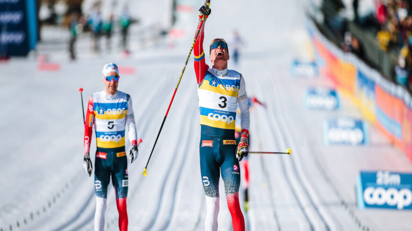 Тройна норвежка победа на 50 км ски-бягане в класическия стил, Клаебо не участва заради коронавирус