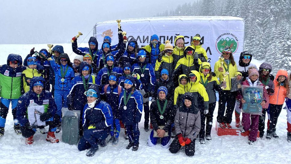 С 15 медала младите таланти на Сапарева баня са №1 в олимпийския зимен фестивал на БОК