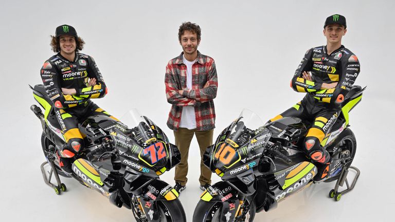 Екипът на ВР46 Дукати, чийто собственик е легендата на MotoGP
