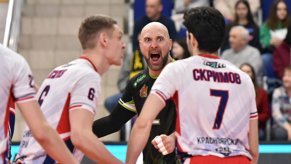 Тодор Скримов стана най-резултатен при победа на Енисей в Русия