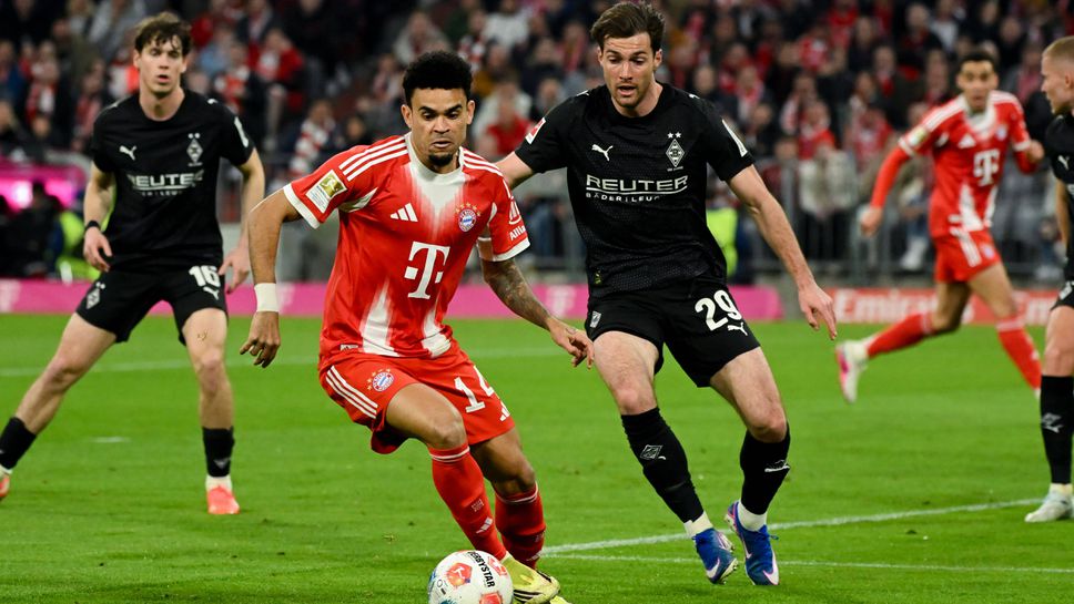 Байерн 0:0 Гладбах, опасен удар на Карл