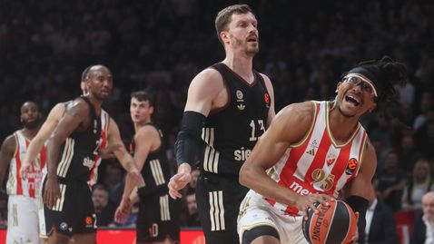 Байерн Мюнхен сломи Цървена звезда след страхотна битка в Белград, Коди се размина с дабъл-дабъл