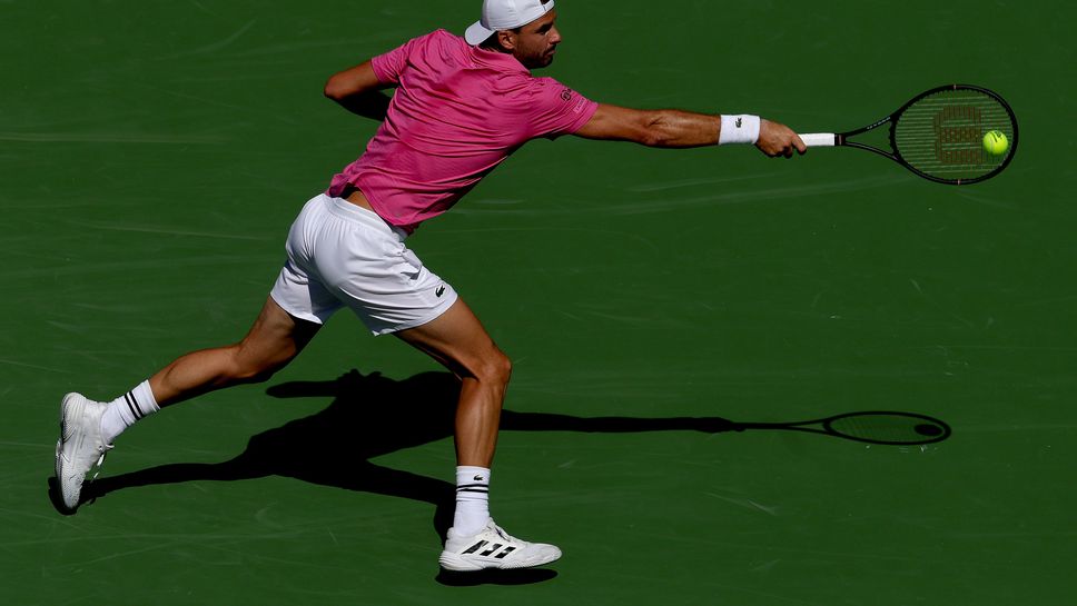 Григор си отмъсти на Атман и си уреди среща с Алкарас във втория кръг в Индиън Уелс