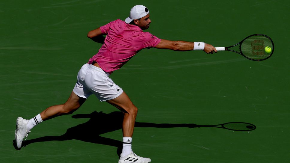 Григор си отмъсти на Атман и си уреди среща с Алкарас във втория кръг в Индиън Уелс