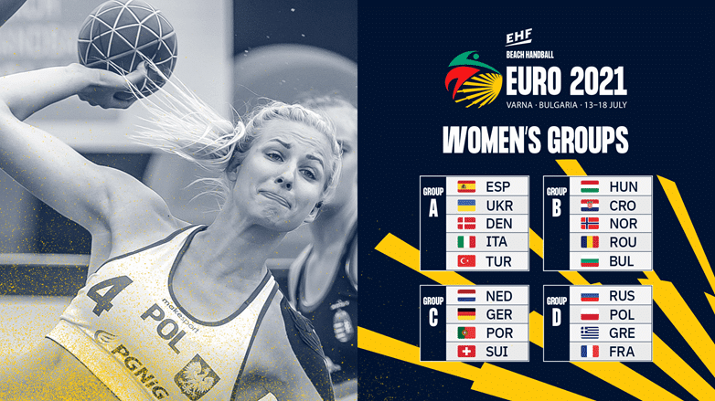 Известни са групите за Евро 2021 по плажен хандбал при мъжете и жените във Варна