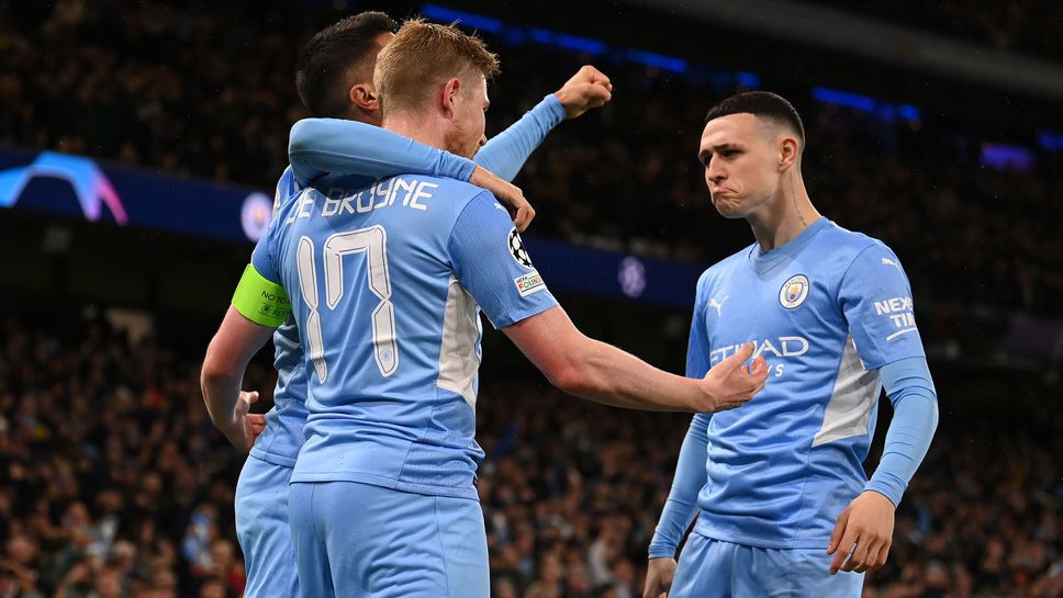 Манчестър Сити - Атлетико Мадрид 1:0, първи 1/4-финален сблъсък от ШЛ (05.04.2022)