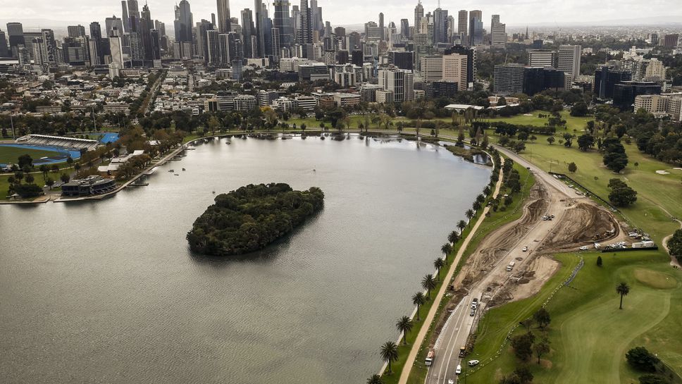 Ето как се промени „Албърт парк“ от последната Гран При на Австралия