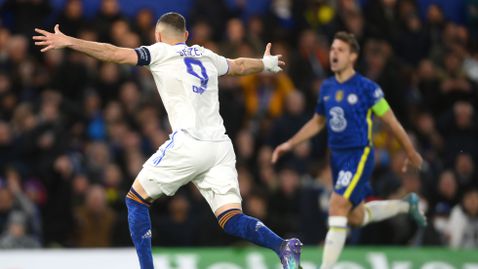  Неудържим Бензема разпердушини Челси и даде мощен подтик на Реал към полуфинала 