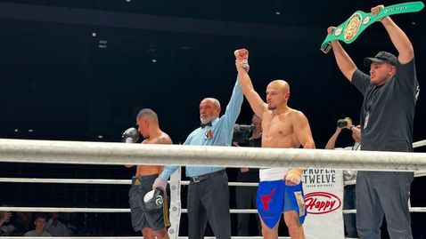 Борислав Велев спря съперника си още в първия рунд на MAX FIGHT 53 и провокира Григор Саруханян 