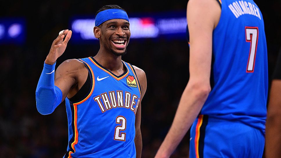 Свръхзвуковите Тъндър разгромиха Джаз за 62-ата си победа и първото място на Запад