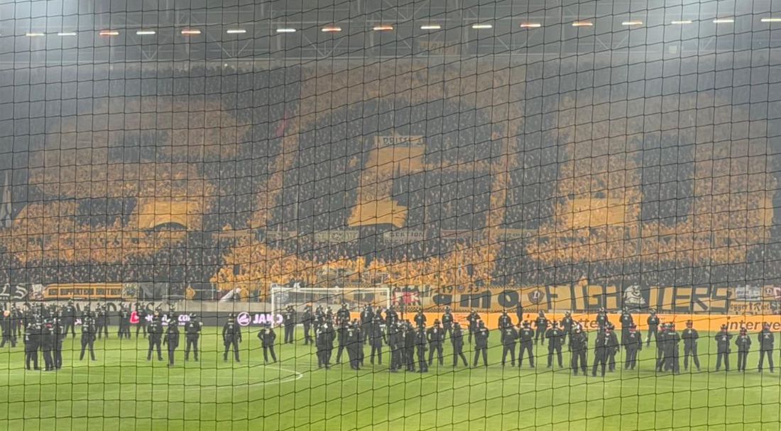 Германската футболна лига остро осъди безредиците на мача между Динамо (Дрезден) и Херта (Берлин)