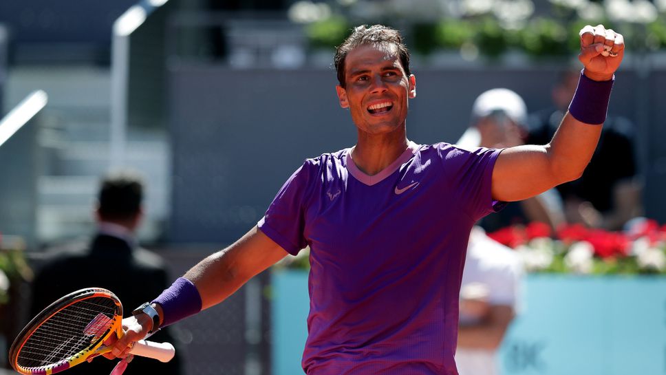 Рафа Надал сломи австралиец по пътя към четвъртфиналите в Мадрид