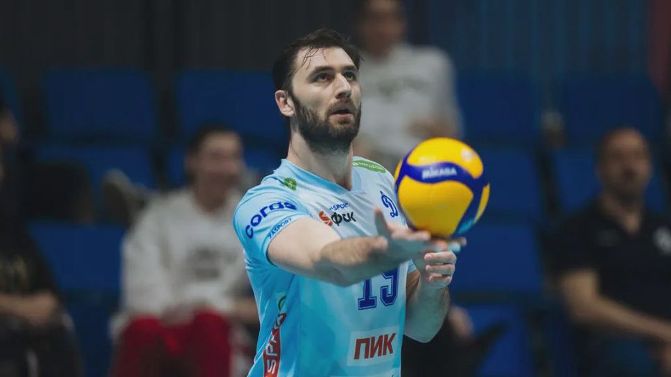 Цветан Соколов и Динамо (Москва) разгромиха Белогорие и са на полуфинал в Русия