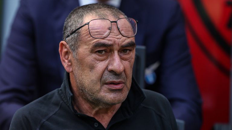 Треньорът на Лацио Маурицио Сари не бе щастлив след загубата