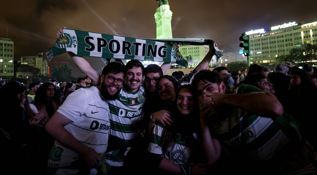 Зелената част на Лисабон отпразнува титлата на Спортинг