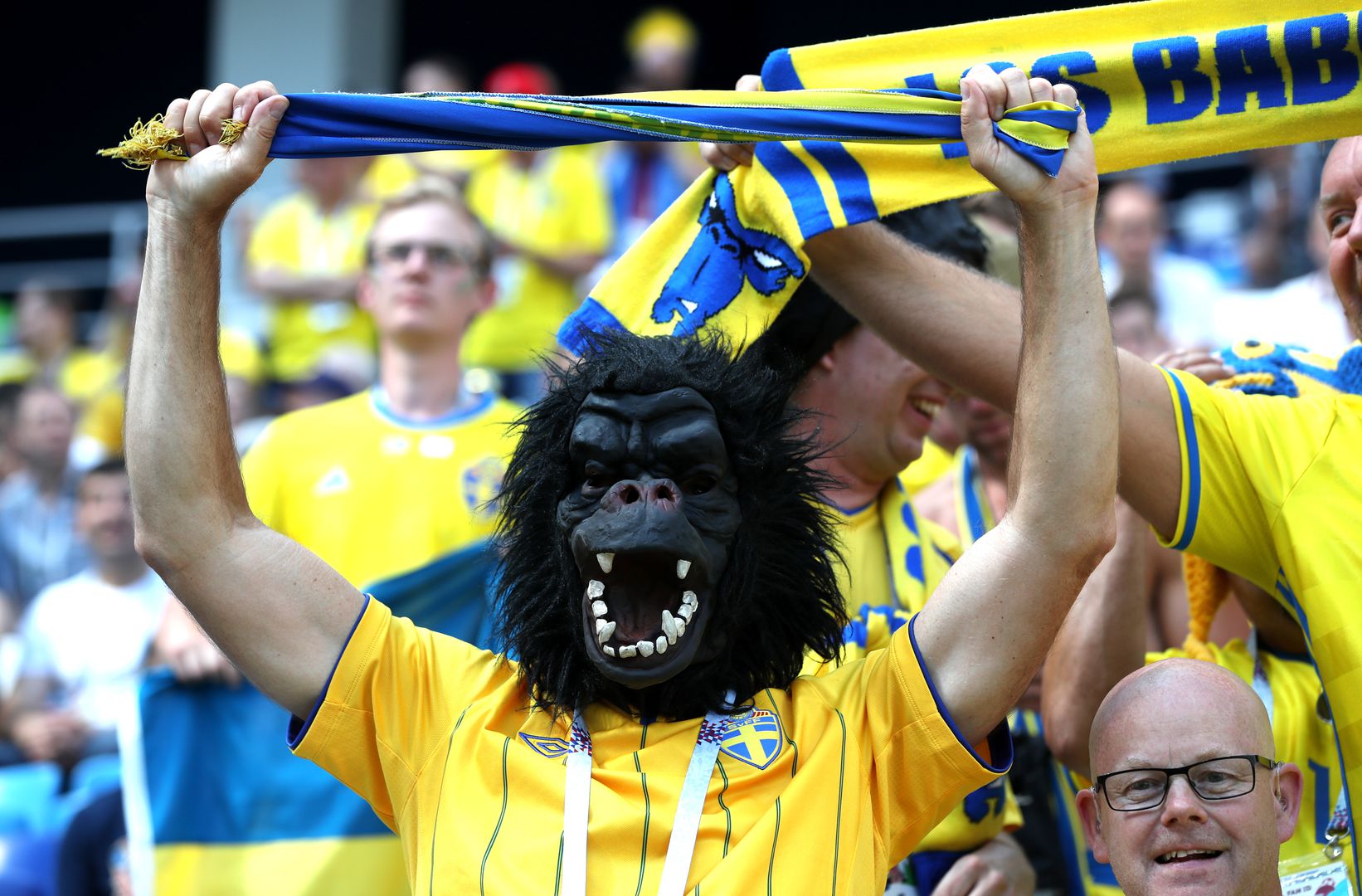 Феновете на Швеция срещу Южна Корея