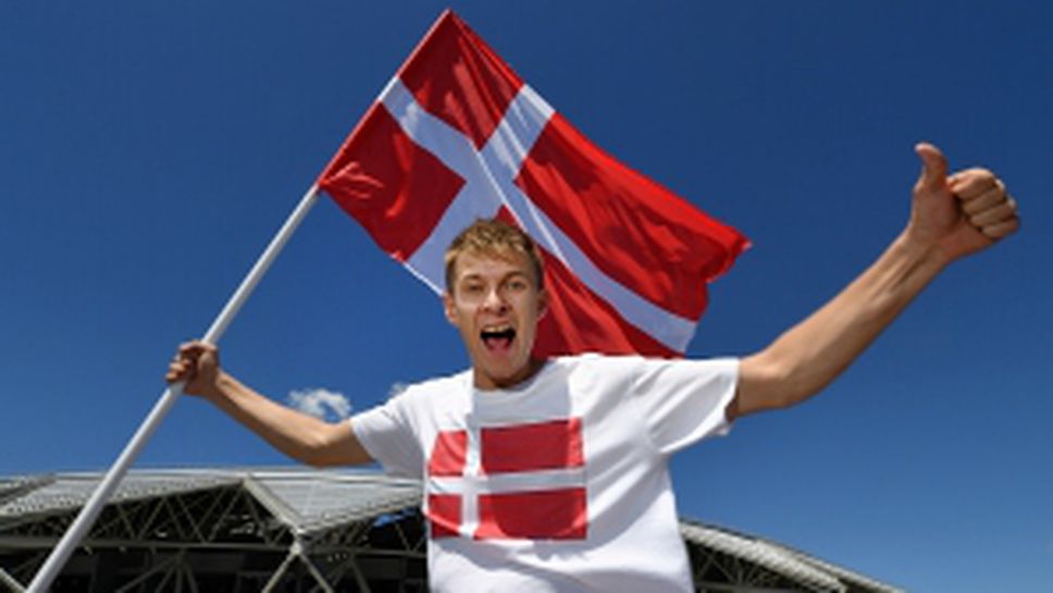 Феновете на Дания срещу Австралия