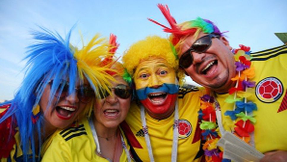 Феновете на Колумбия срещу Полша