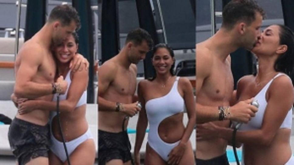 Григор Димитров и Никол Шерцингер щастливи в Сен Тропе