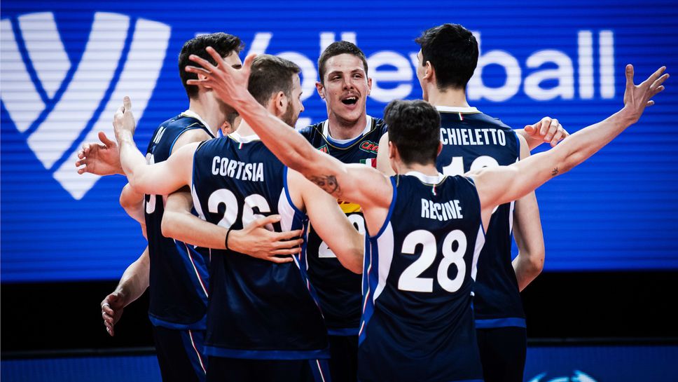 Италия измъкна драматична втора победа в Римини (видео + снимки)🏐🇮🇹