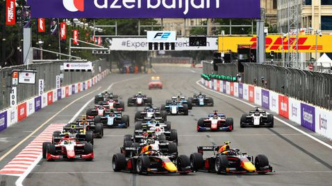 Випс спечели и основното състезание от Формула 2 в Баку