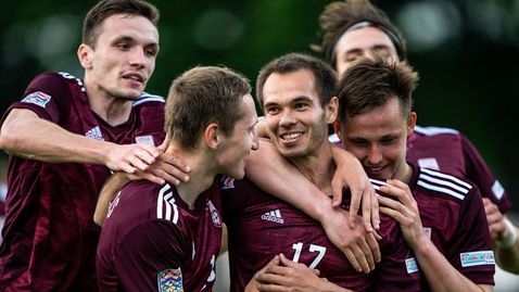 Латвия прекърши Лихтенщайн с гол през второто полувреме