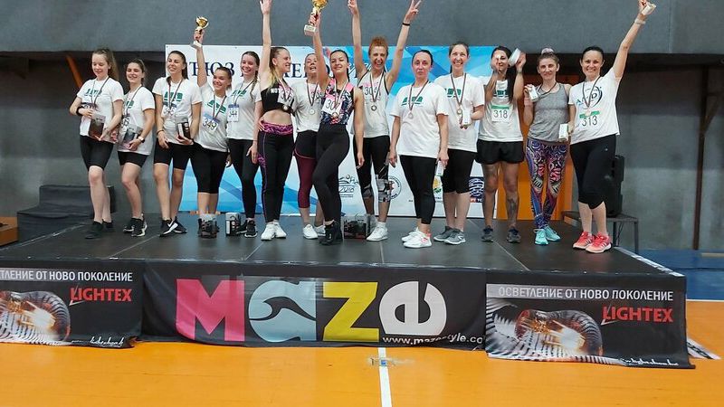 Тонус (Кюстендил) спечели титлата на Държавното отборно първенство по аеробика в Пловдив