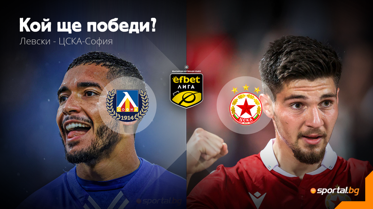 Левски и ЦСКА София се изправят един срещу друг