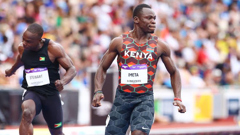 Шампионката на Африка на 800 метра Жаринтер Мвася и сребърната