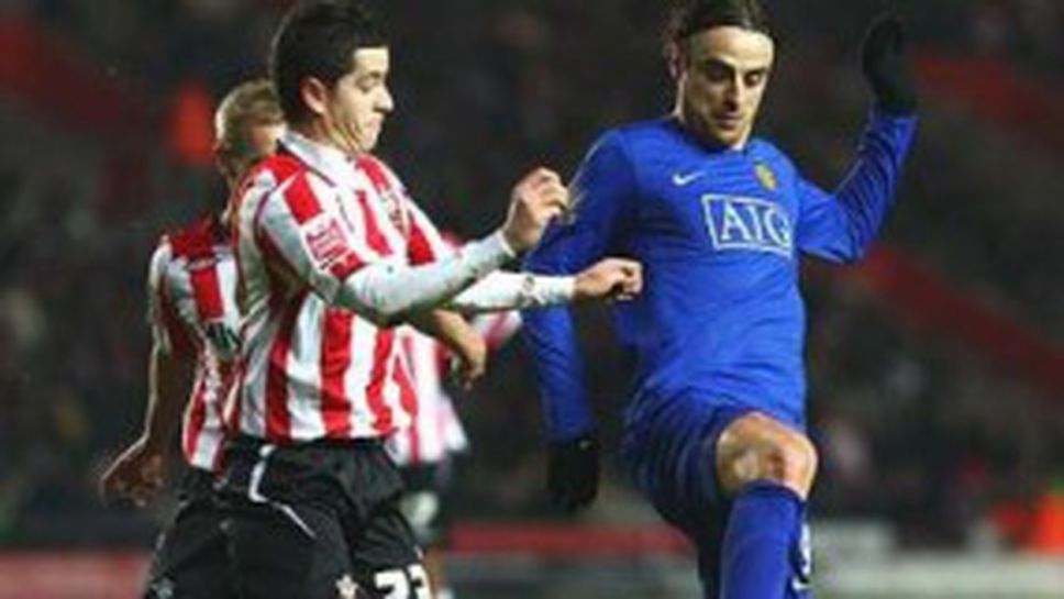 Бербо най-добър от Ман Юнайтед срещу Саутхемптън