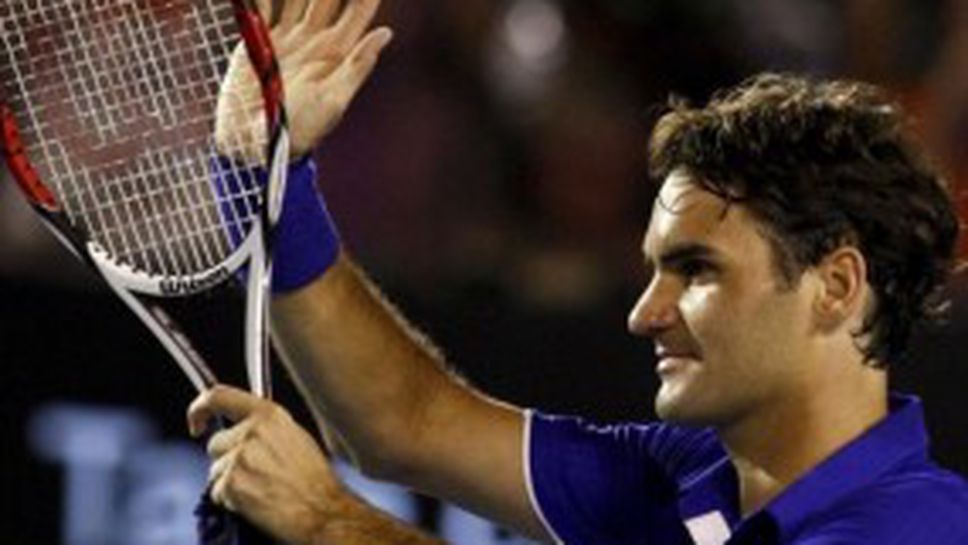 Изумително представяне на Федерер го прати на полуфиналите