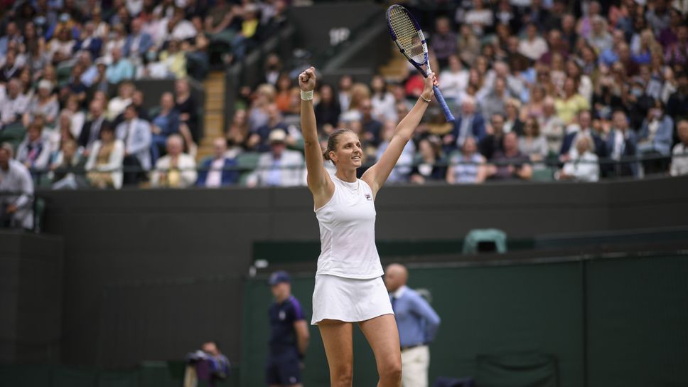 Плишкова е първата полуфиналистка на "Уимбълдън"