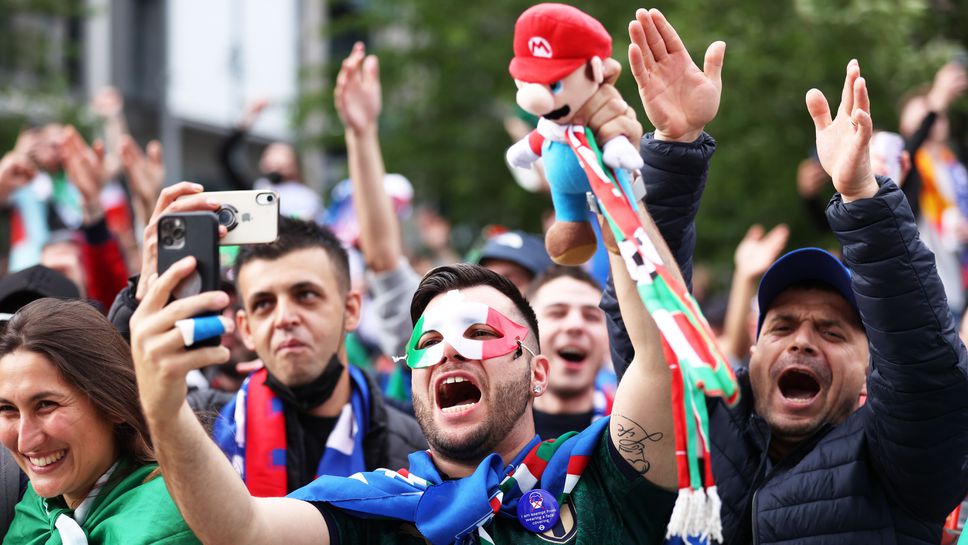 Феновете на Италия - Испания