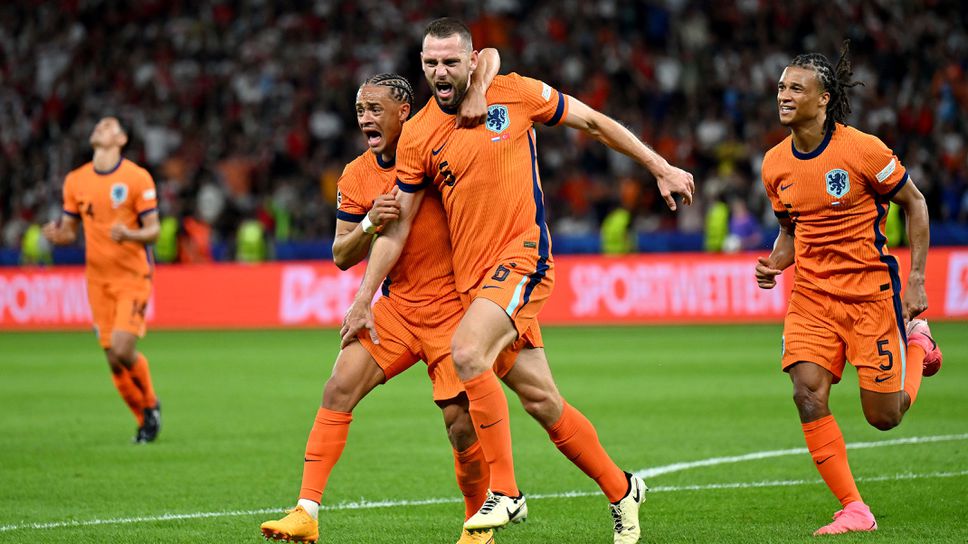 Нидерландия 1:1 Турция, гол на Де Фрай