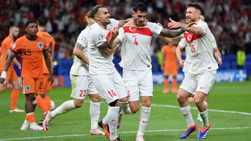 Нидерландия 1:1 Турция, гол на Де Фрай